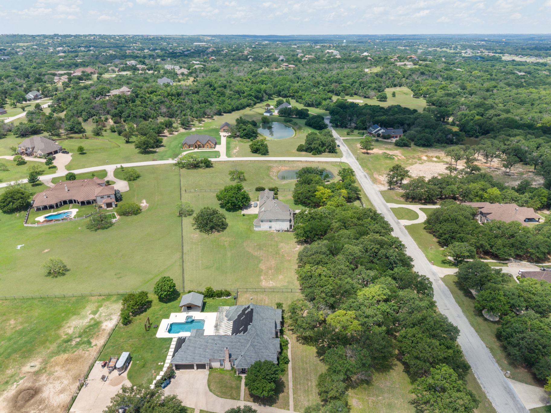 Aerial of King Ranch Estates